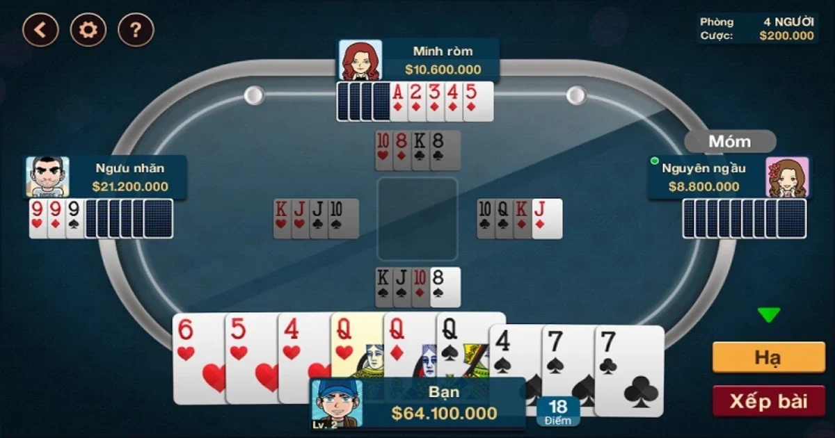 Cách chơi bài Tú Lơ Khơ với luật chơi cơ bản