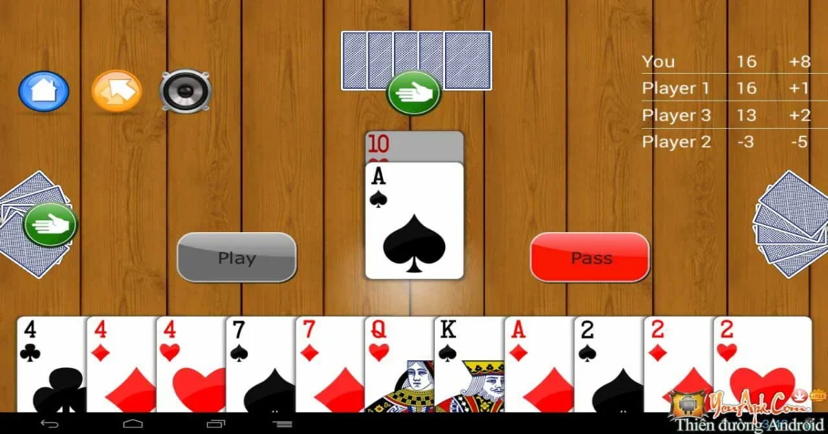 Cách nhớ bài tiến lên theo màu sắc