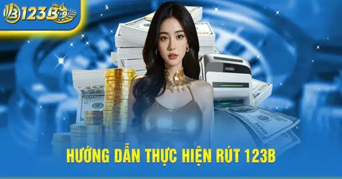 Hướng dẫn rút tiền 123B về ngân hàng
