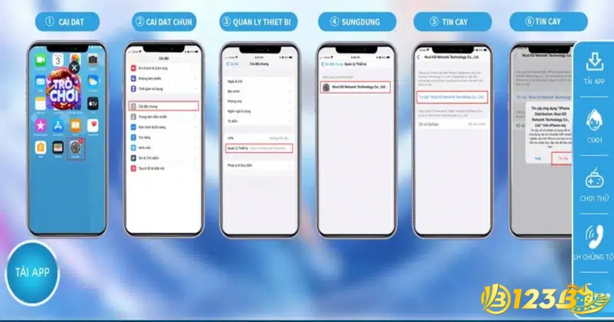Sơ lược về tải app 123B