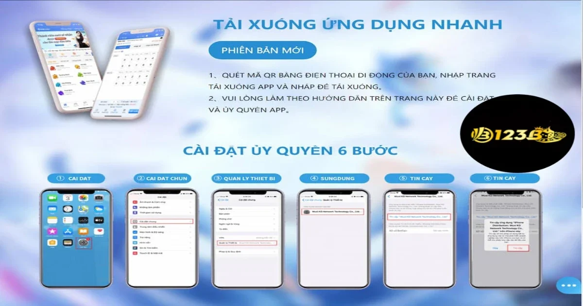 Hướng dẫn đăng ký tài khoản thành viên sau khi tải app 123B