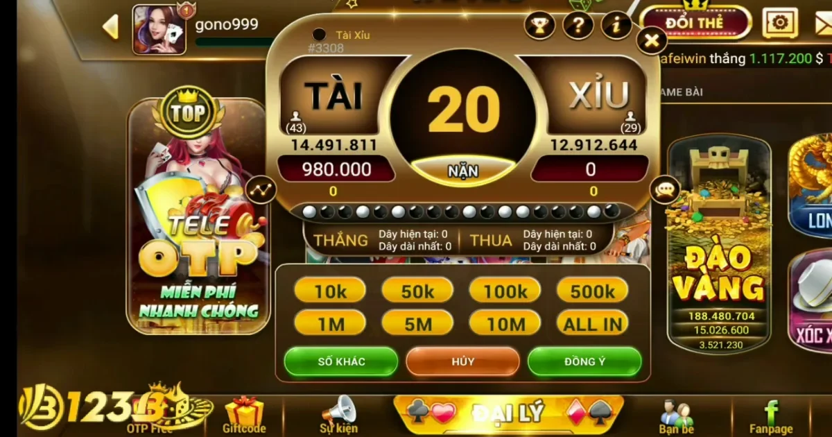 Luật chơi của game Tài Xỉu tại sân chơi 123B