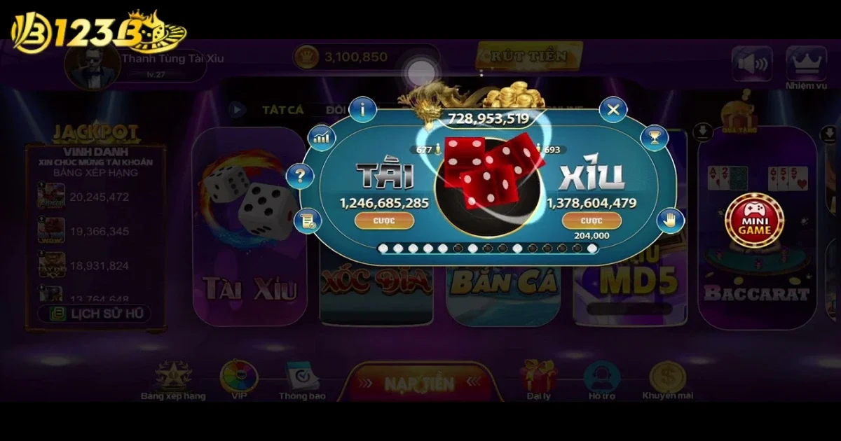 Các loại cược phổ biến trong Tài Xỉu