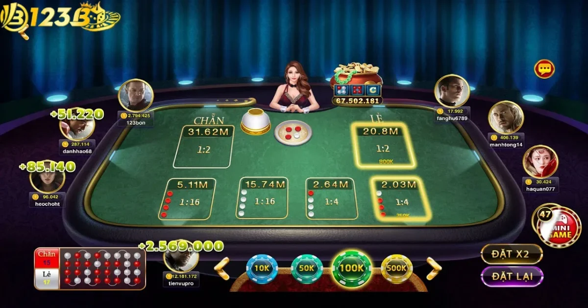 Cách chơi xóc đĩa cơ bản tại 123B