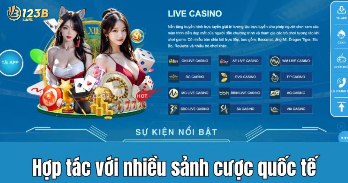 CASINO 2 Các Trò Chơi Casino 123B Hấp Dẫn Nhất