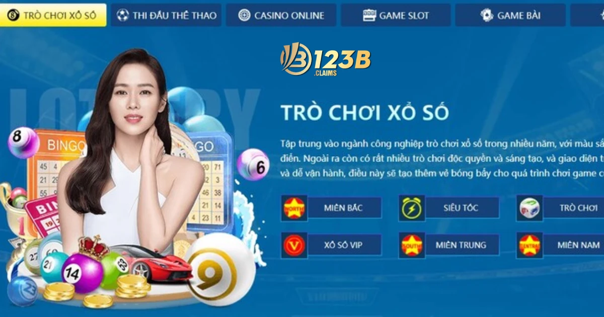 Các Loại Hình Xổ Số Hấp Dẫn Nhất Tại 123B